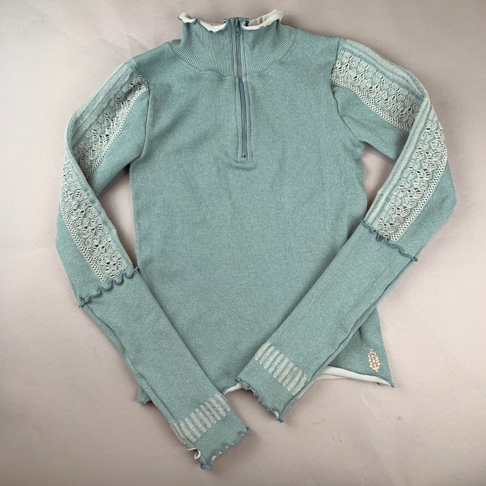 Free People Pine Green Pullover - Picture 3 of 12